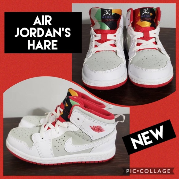Nike Other - Air Jordan 1 Hare NWOT Kids Size 10